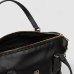 Borsa Tommy Hilfiger POPPY REFORM SMALL TOTE Nero - Foto 4