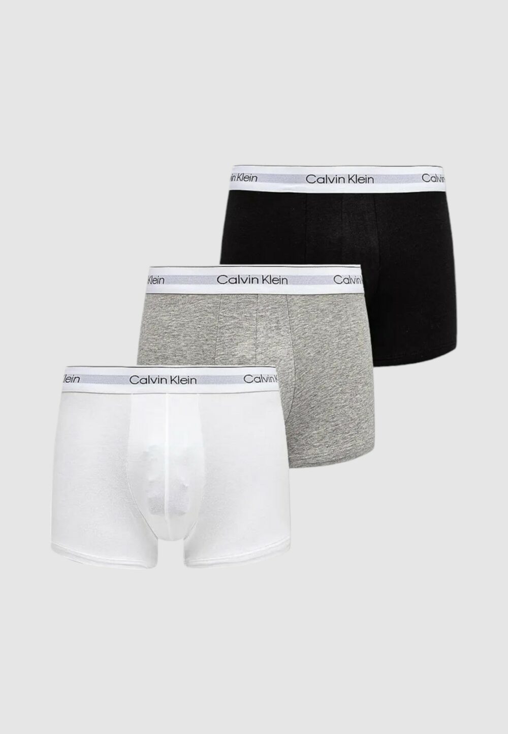 Boxer Calvin Klein Underwear TRUNK 3PK Grigio - Foto 1