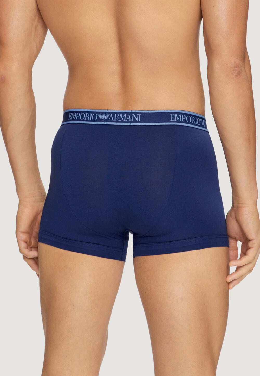 Boxer Emporio Armani Underwear 3 PACK TRUNK Azzurro - Foto 4