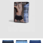 Boxer Emporio Armani Underwear 3 PACK TRUNK Azzurro - Foto 1