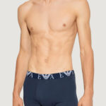 Boxer Emporio Armani Underwear 3 PACK TRUNK Blue scuro - Foto 2