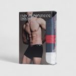 Boxer Emporio Armani Underwear 3 PACK TRUNK Rosso - Foto 2