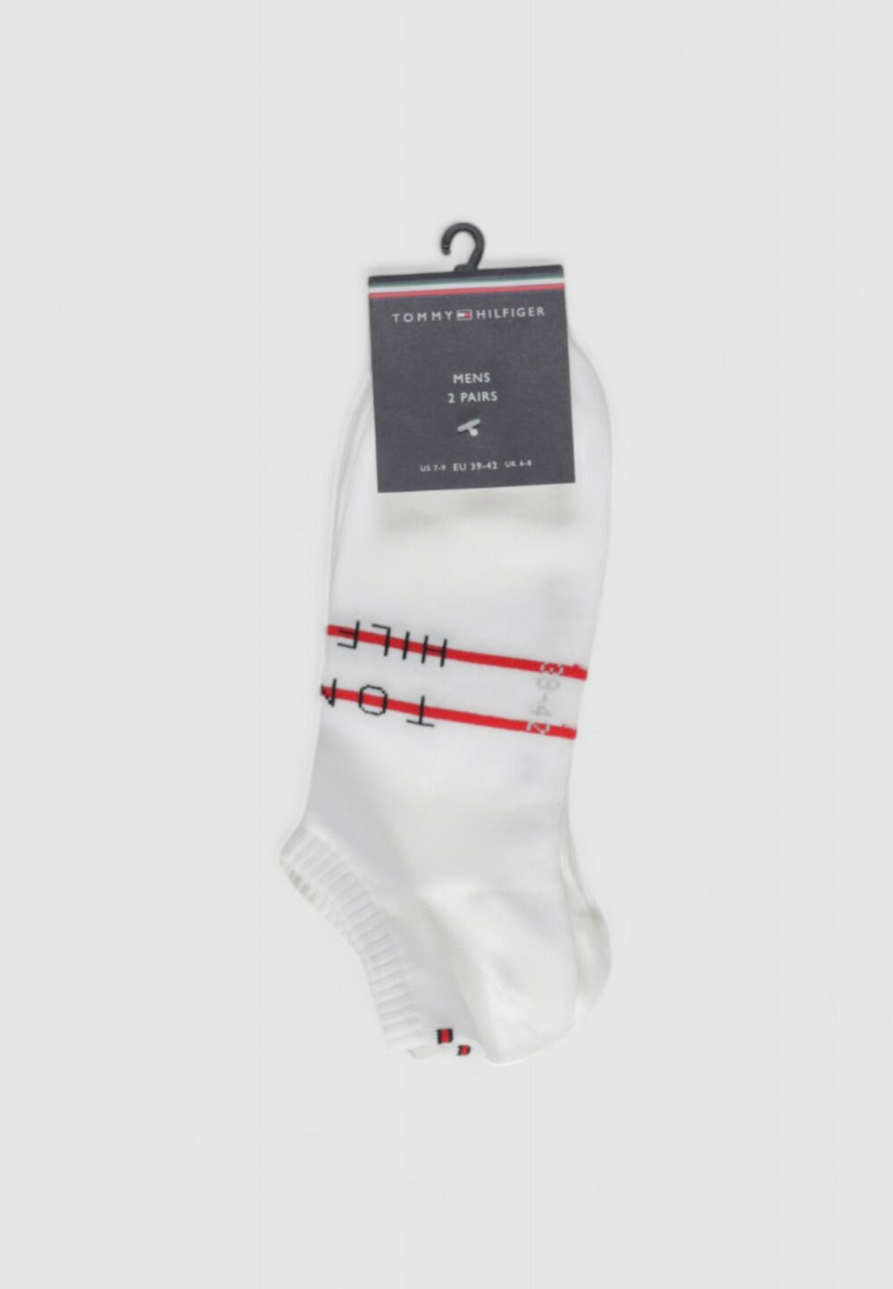 Calzini corti Tommy Hilfiger SNEAKER 2P TH STRIPE Bianco - Foto 2