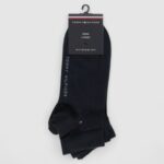 Calzini corti Tommy Hilfiger QUARTER 2P Nero - Foto 1