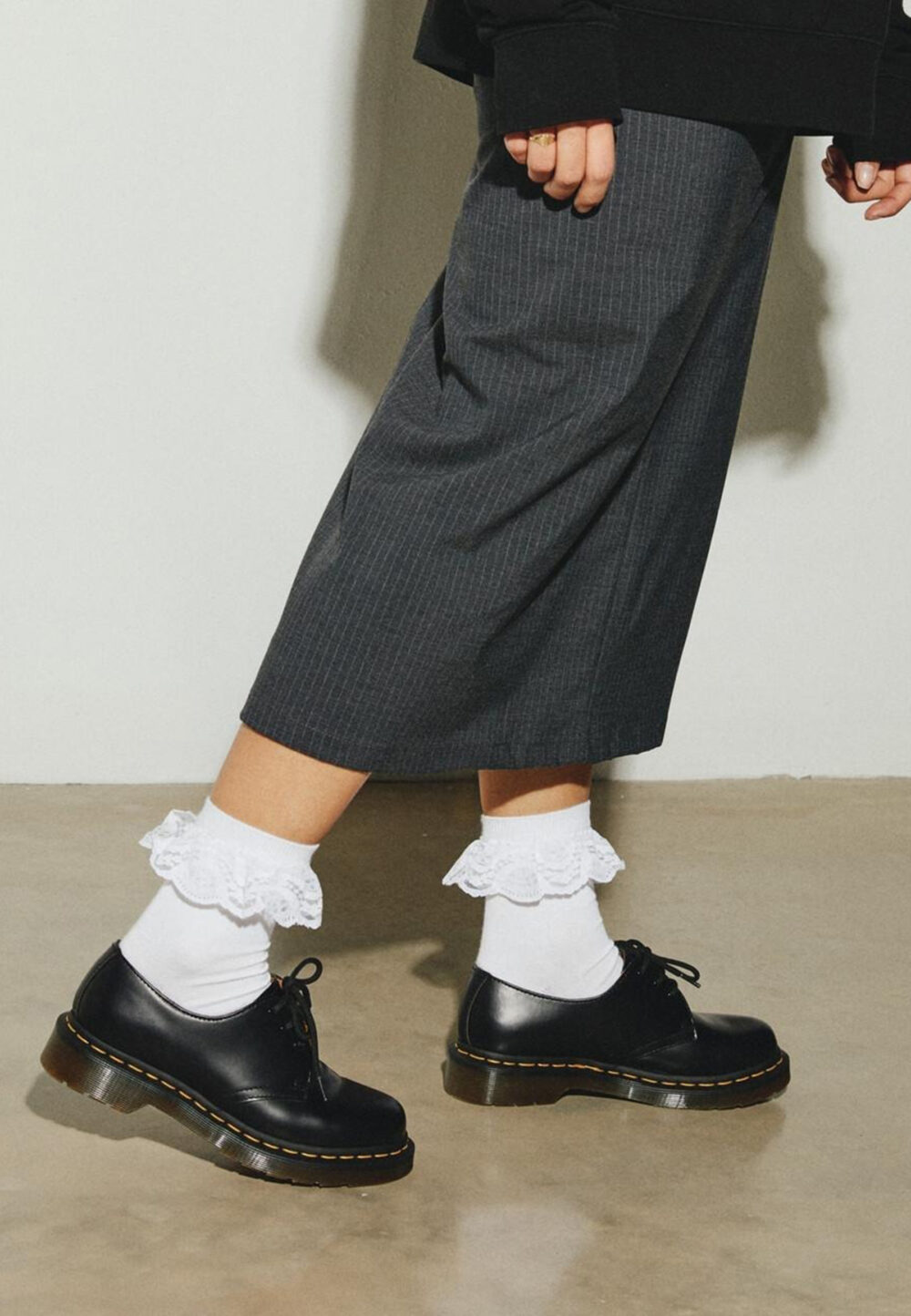 Calzini Dr. Martens Frill Organic Cotton Blend Bianco - Foto 1