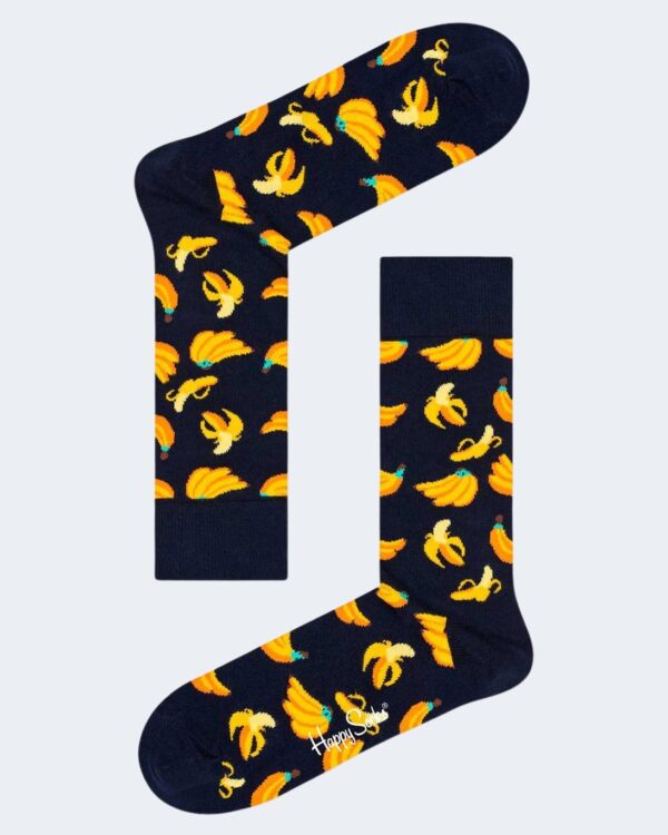 Calzini Lunghi Happy Socks BANANA Nero - Foto 1