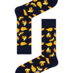 Calzini Lunghi Happy Socks BANANA Nero - Foto 2