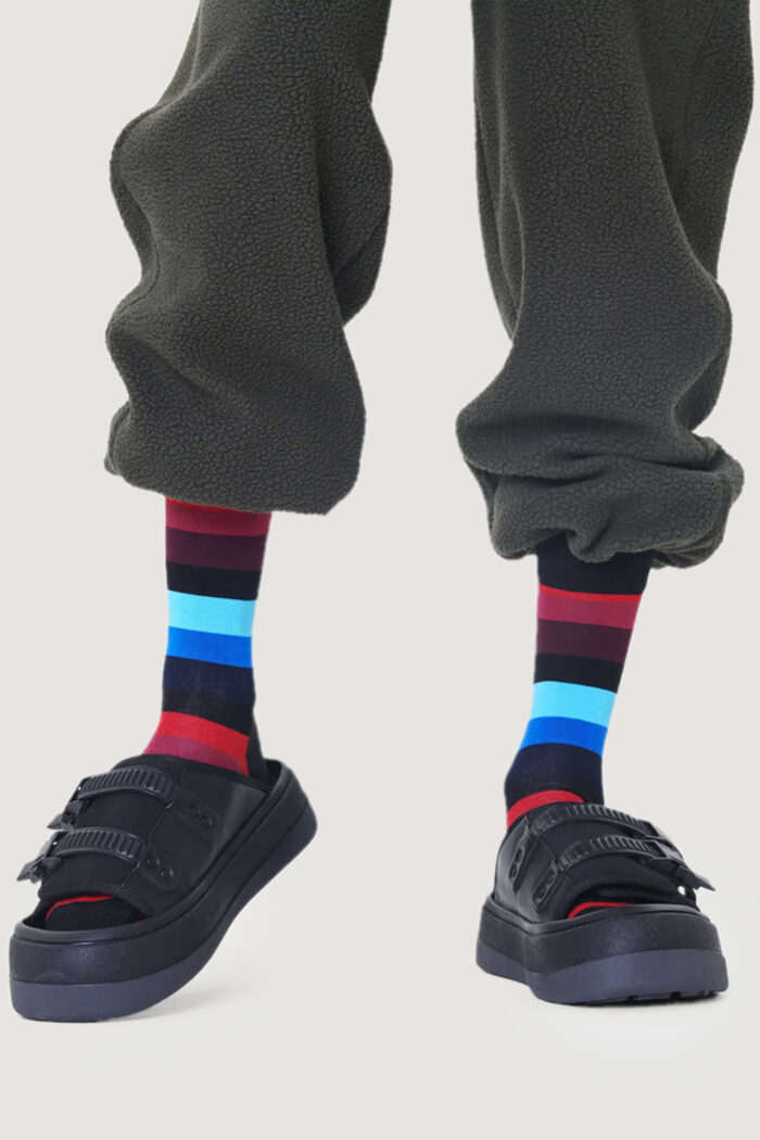 Calzini Lunghi Happy Socks STRIPE Nero