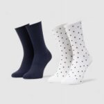 Calzini Tommy Hilfiger SOCK DOT 2P Bianco - Foto 2