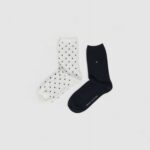 Calzini Tommy Hilfiger SOCK DOT 2P Bianco - Foto 3