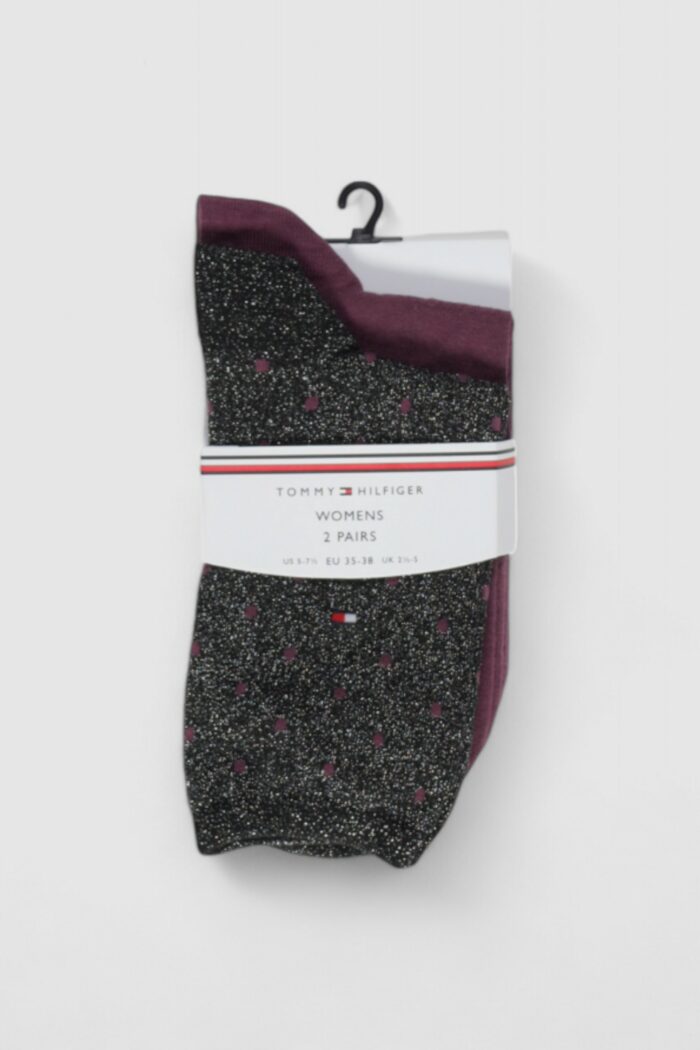 Calzini Tommy Hilfiger SOCK DOT 2P Nero