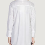 Camicia manica lunga Jacqueline de Yong ONLMOCO CALA LS BOW SHIRT WVN Bianco - Foto 4