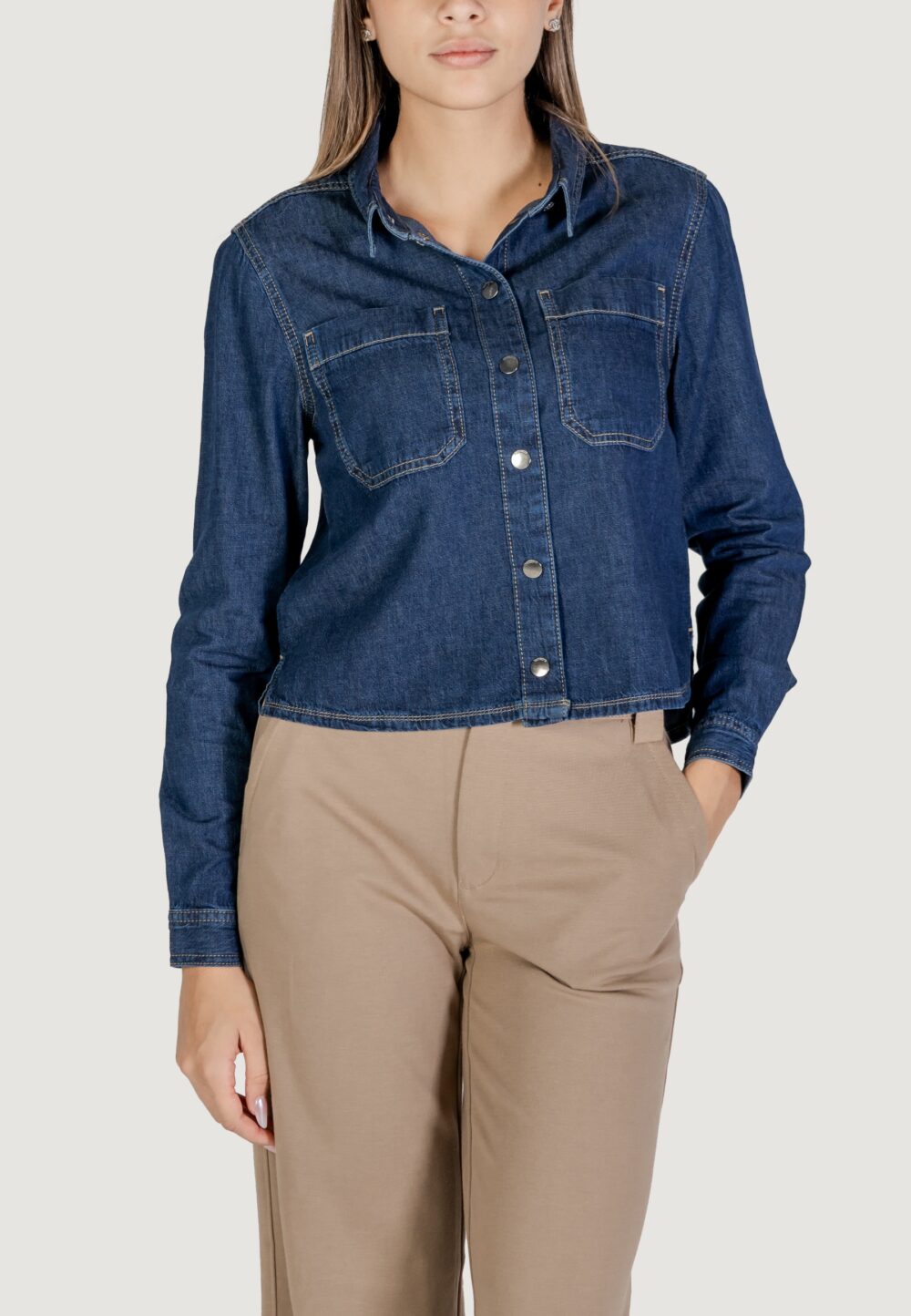 Camicia manica lunga Street One  Denim - Foto 1