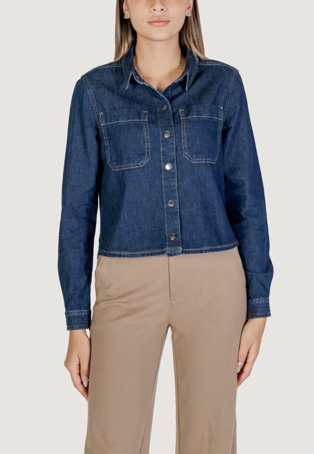 Camicia manica lunga Street One  Denim - Foto 5