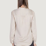 Camicia manica lunga Vila Clothes NOOS - VIELLETTE SATIN L/S SHIRT/SU - NOOS Oro - Foto 4