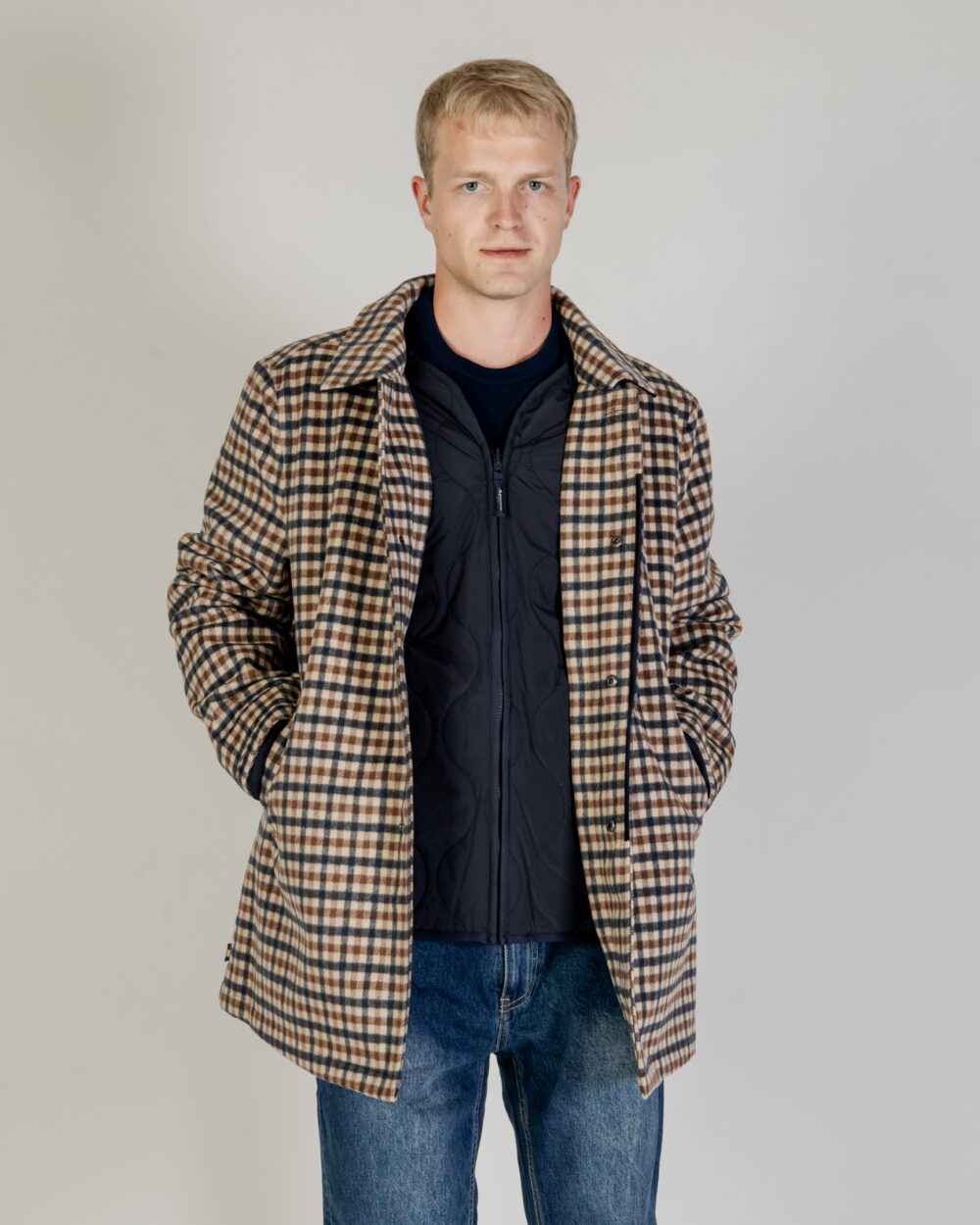 Cappotto Aquascutum WOOL 3-WAY ACTIVE TRENCH Beige - Foto 3