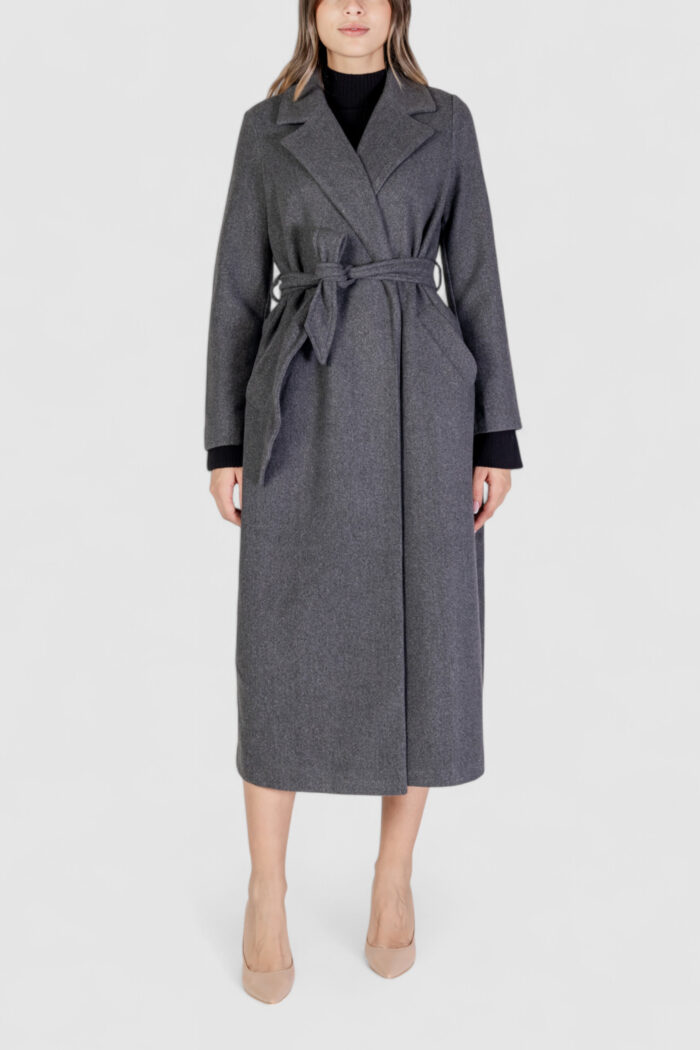 Cappotto Vero Moda VMFORTUNEAYA XTRA LONG COAT GA BOO Grigio