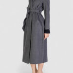 Cappotto Vero Moda VMFORTUNEAYA XTRA LONG COAT GA BOO Grigio - Foto 2