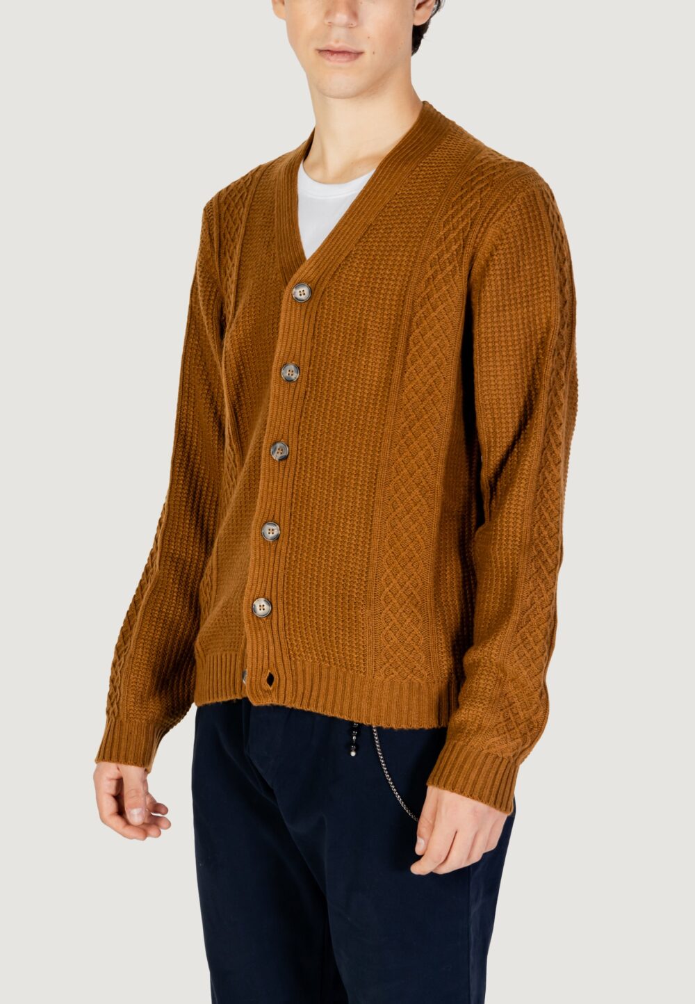 Cardigan HAMAKI-HO  Beige scuro - Foto 2