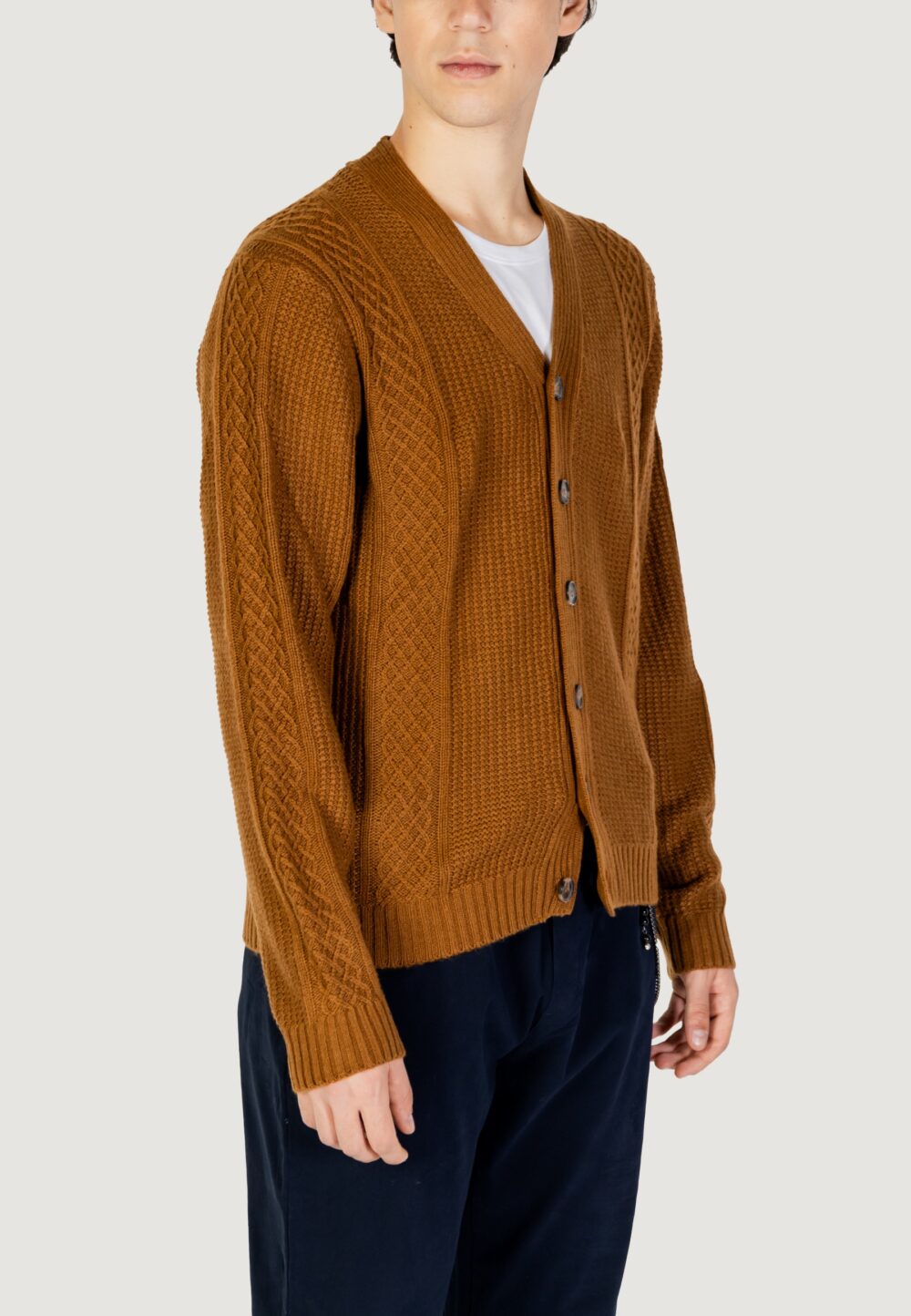 Cardigan HAMAKI-HO  Beige scuro - Foto 4