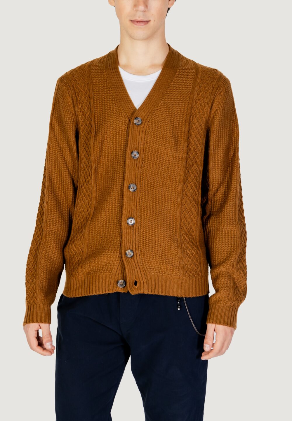 Cardigan HAMAKI-HO  Beige scuro - Foto 5