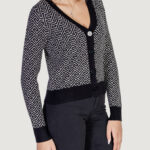 Cardigan Vero Moda VMARIA ART LS V-NECK CARDIGAN GA Nero - Foto 3