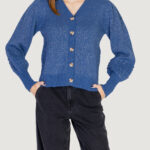 Cardigan Vila Clothes VITULI V-NECK GLITTER KNIT CARDIGAN/PB Blue Denim - Foto 5