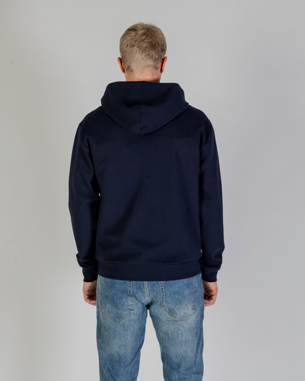 Felpa con cappuccio Aquascutum ACTIVE SCUBA PIPING HOODIE Blu - Foto 3