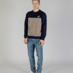 Felpa senza cappuccio Aquascutum ACTIVE SCUBA CLUB CHECK CREWNECK Blu - Foto 2