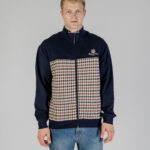 Felpa senza cappuccio Aquascutum ACTIVE SCUBA CLUB CHECK MOCKNECK Blu - Foto 1