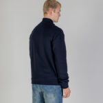 Felpa senza cappuccio Aquascutum ACTIVE SCUBA CLUB CHECK MOCKNECK Blu - Foto 3