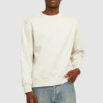 Felpa senza cappuccio Jack Jones Jjeurban Edge Crew Neck Noos Beige chiaro - Foto 2