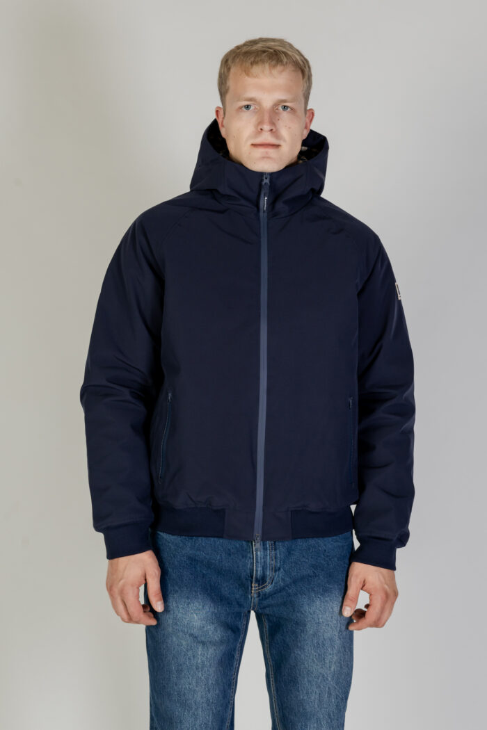 Giacchetto Aquascutum SHELL ACTIVE HOODED JACKET Blu