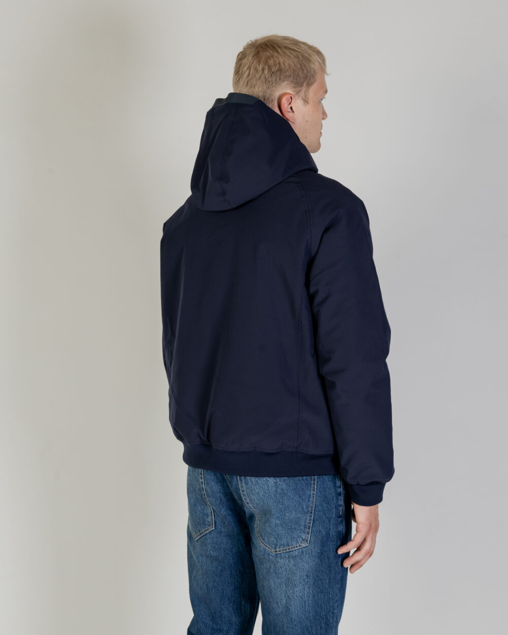 Giacchetto Aquascutum SHELL ACTIVE HOODED JACKET Blu - Foto 3