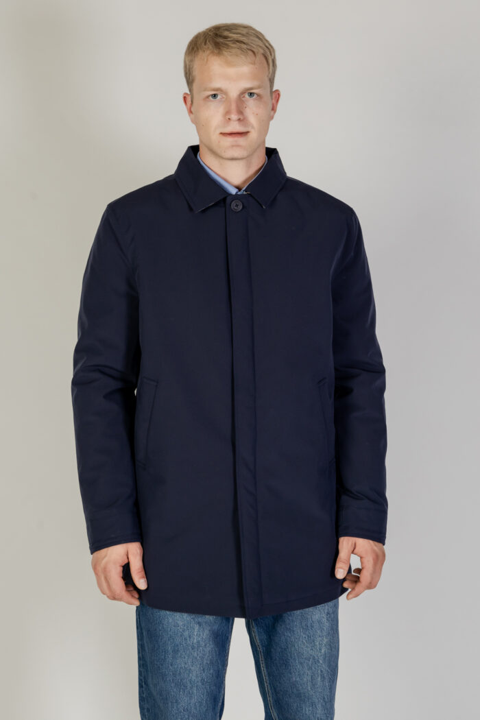 Giacchetto Aquascutum SHELL ACTIVE MID TRENCH Blu