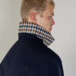 Giacchetto Aquascutum SHELL ACTIVE MID TRENCH Blu - Foto 4