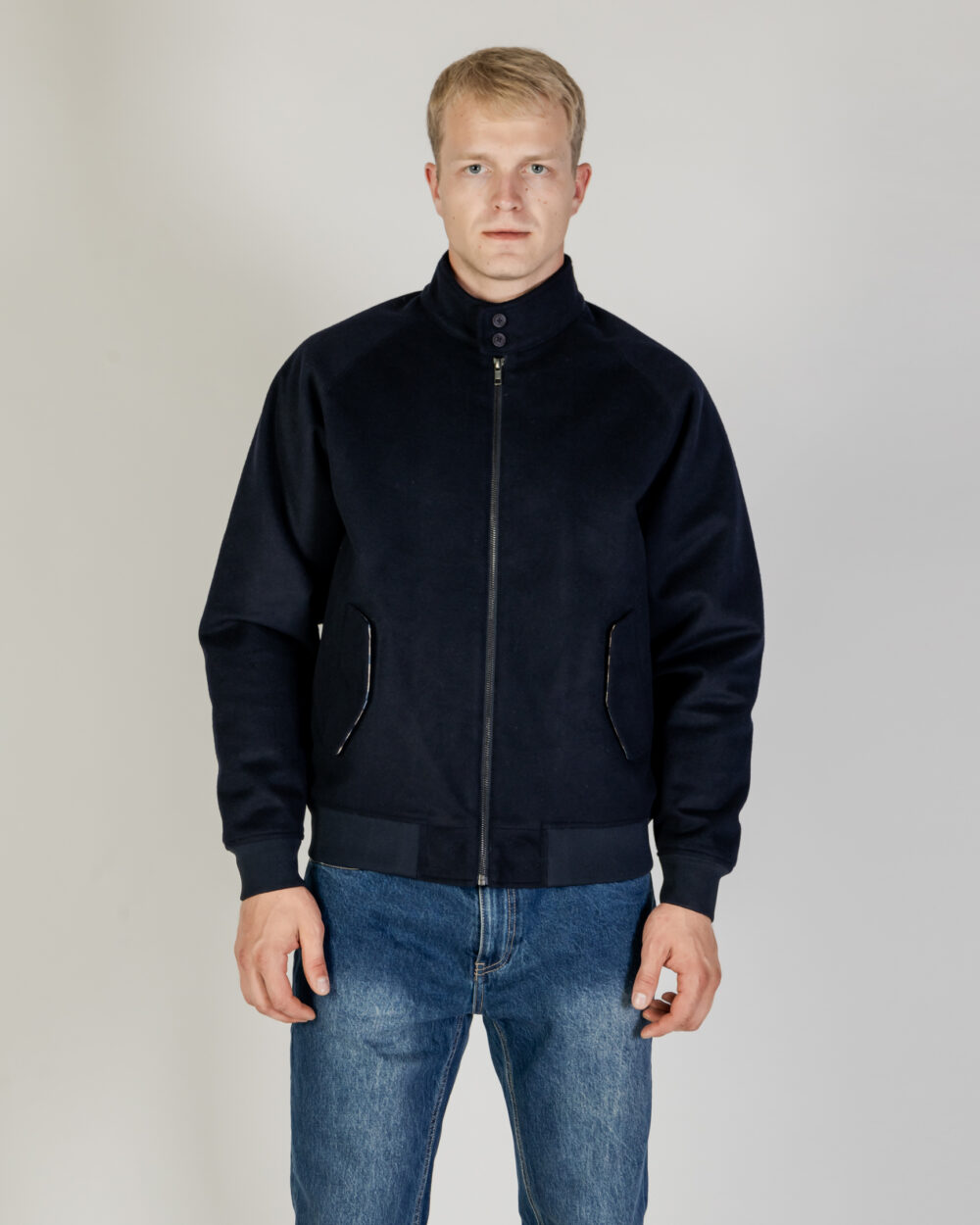 Giacchetto Aquascutum WOOL ACTIVE SCUTUM JACKET Blu - Foto 1