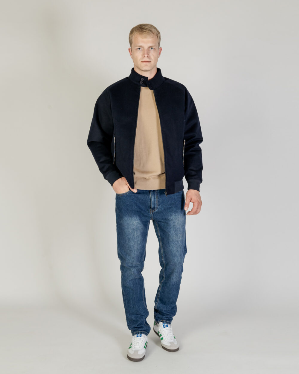 Giacchetto Aquascutum WOOL ACTIVE SCUTUM JACKET Blu - Foto 5