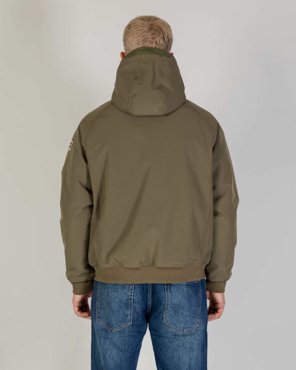 Giacchetto Aquascutum SHELL ACTIVE HOODED JACKET Verde Oliva - Foto 3