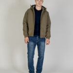 Giacchetto Aquascutum SHELL ACTIVE HOODED JACKET Verde Oliva - Foto 5