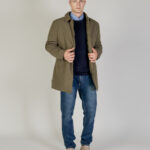 Giacchetto Aquascutum SHELL ACTIVE MID TRENCH Verde Oliva - Foto 5