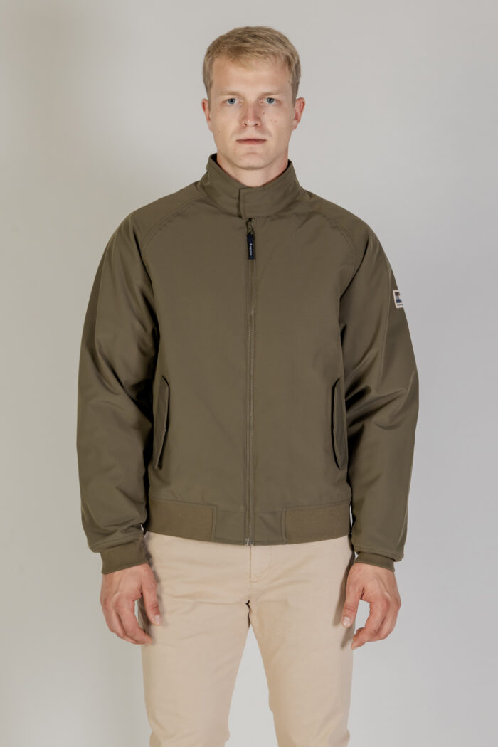 Giacchetto Aquascutum SHELL ACTIVE SCUTUM JACKET Verde Oliva