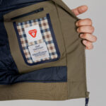 Giacchetto Aquascutum SHELL ACTIVE SCUTUM JACKET Verde Oliva - Foto 4