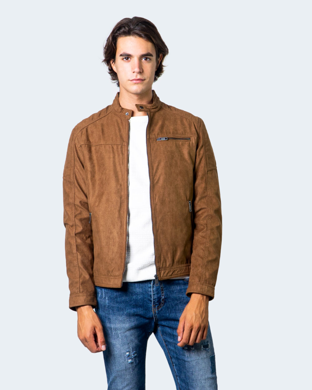 Giacchetto Jack Jones JJEROCKY NOOS Beige scuro - Foto 1