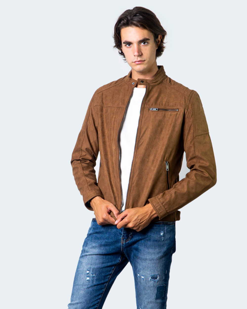 Giacchetto Jack Jones JJEROCKY NOOS Beige scuro - Foto 2