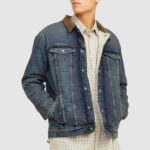 Giacchetto Jack Jones Jjijean Jjjacket W Sherpa Wi 200 Sn Blu - Foto 3