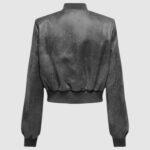 Giacchetto Only ONLPARIS FAUX SUEDE BOMBER OTW Grigio - Foto 2