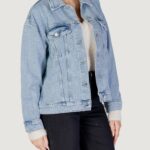 Giacchetto Vero Moda VMTESSA LS OVERSIZE DENIM JACKET GA NOOS Denim chiaro - Foto 3