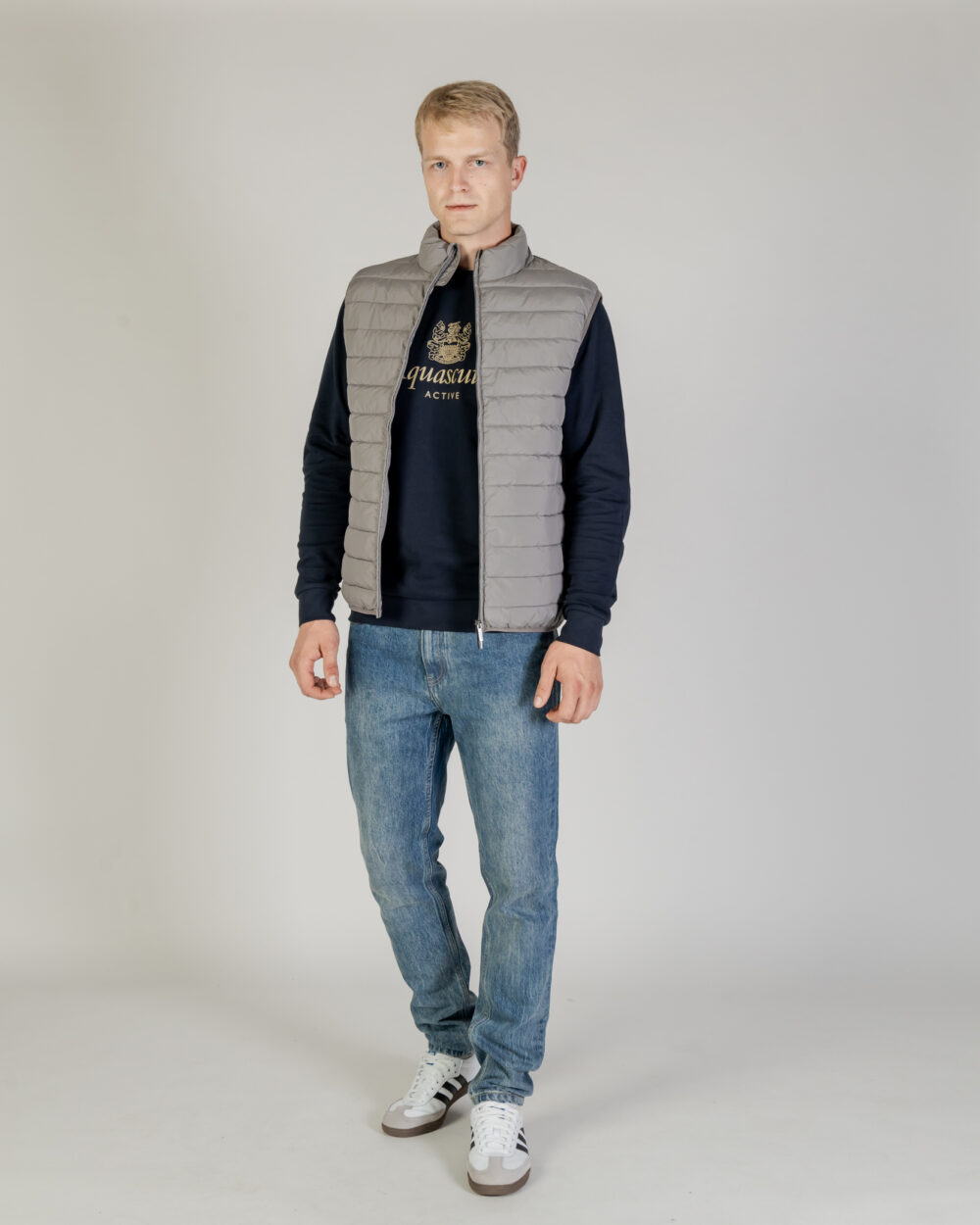 Gilet Casual Aquascutum RLG ACTIVE VEST 100GR Antracite - Foto 4