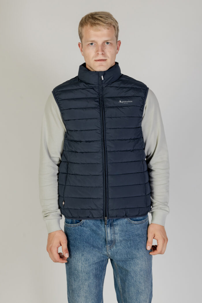 Gilet Casual Aquascutum RLG ACTIVE VEST 100GR Blu